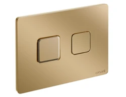 Кнопка ACCENTO SQUARE для AQUA пневматическая пластик золотой матовый