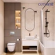 Комплект BRASKO SMART DPL EO slim инсталляция AQUA 40 SMART M кнопка ESTETICA пластик белый LP
