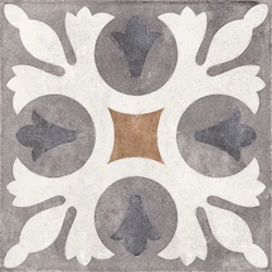 Керамогранит Cersanit Carpet орнамент многоцветный рельеф 29,8x29,8 A17932