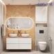 Комплект BRASKO SMART DPL EO slim инсталляция AQUA 40 SMART M кнопка TWINS пластик черный матовый LP