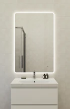 Зеркало ECLIPSE Fusion 80x120 с подсветкой прямоугольное