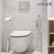 Подвесной унитаз CITY OVAL Clean On DPL EO slim