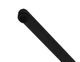 Смеситель для ванны BRASKO BLACK с длинным изливом