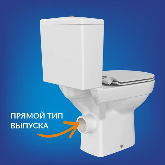 Унитаз-компакт CITY Clean On 011 3/5 DPL EO slim