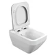 Подвесной унитаз CREA SQUARE Clean On DPL EO slim