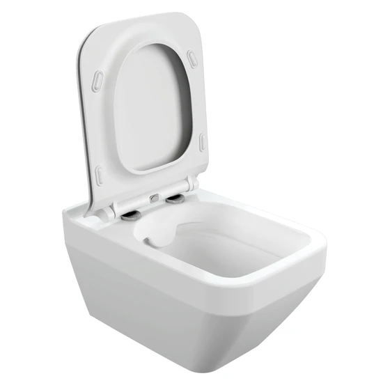 Подвесной унитаз CREA SQUARE Clean On DPL EO slim
