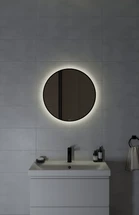Зеркало ECLIPSE smart 60x60 в черной рамке