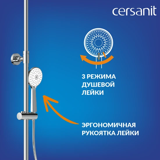 Душевая система ODRA с термостатом