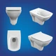 Подвесной унитаз CARINA XL Clean On DPL EO slim