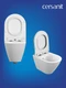 Подвесной унитаз CITY OVAL Clean On DPL EO slim
