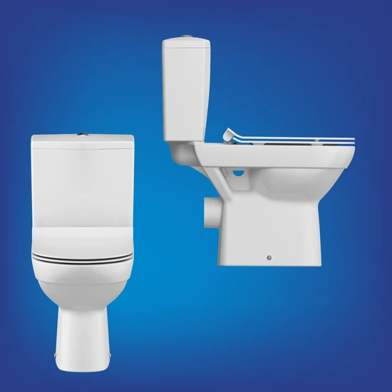 Унитаз-компакт CITY Clean On 011 3/5 DPL EO slim