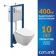 Комплект CITY SMART CO DPL EO slim + VECTOR + CORNER пластик белый