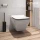 Подвесной унитаз CREA SQUARE Clean On DPL EO slim