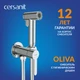 Смеситель с гигиеническим душем OLIVA хром
