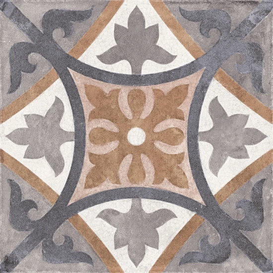 Керамогранит Cersanit Carpet орнамент многоцветный рельеф 29,8x29,8 A17932