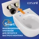 Комплект BRASKO SMART DPL EO slim инсталляция AQUA 40 SMART M кнопка TWINS пластик черный матовый LP