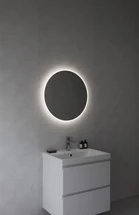 Зеркало ECLIPSE Fusion 62x62 с подсветкой круглое