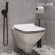 Подвесной унитаз CARINA XL Clean On DPL EO slim