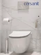 Подвесной унитаз CITY OVAL Clean On DPL EO slim