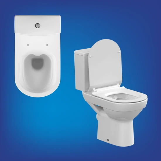 Унитаз-компакт CITY Clean On 011 3/5 DPL EO slim