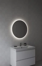 Зеркало ECLIPSE Fusion 72x72 с подсветкой круглое