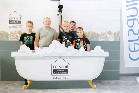 Детский праздник прошёл на двух заводах Cersanit