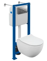 Комплект BRASKO SMART CO DPL EO slim + VECTOR + TWINS пластик хром глянцевый