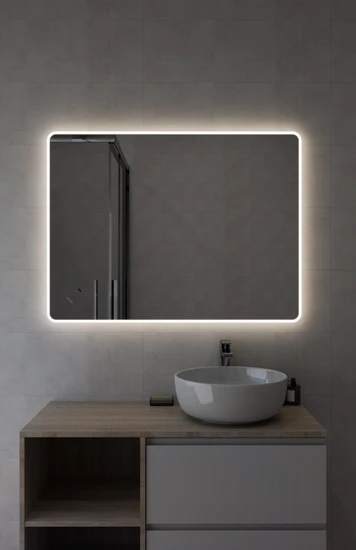 Зеркало ECLIPSE Fusion 75x100 с подсветкой прямоугольное