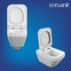 Комплект CREA SQUARE CO DPL EO slim + LINK PRO + ESTETICA пластик белый