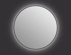 Зеркало ECLIPSE smart 100x100 в черной рамке