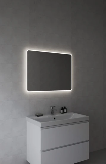 Зеркало ECLIPSE Fusion 60x80 с подсветкой прямоугольное