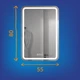 Зеркало LED 051 DESIGN PRO 55