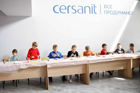 Детский праздник прошёл на двух заводах Cersanit