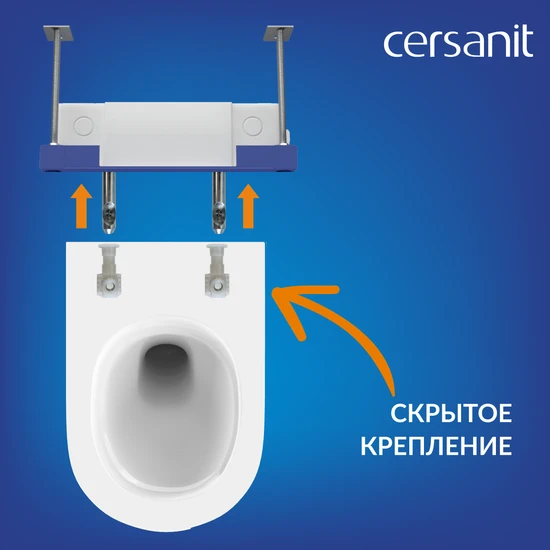 Подвесной унитаз BRASKO Vortex DPL EO slim