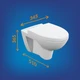 Подвесной унитаз PARVA Clean On DPL EO