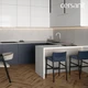 Смеситель для кухни MELAR с гибким изливом белый
