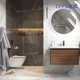 Комплект CITY SMART DPL EO slim инсталляция AQUA 40 SMART M кнопка ESTETICA пластик черный матовый с рамкой хром LP