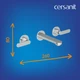 Смеситель для раковины OLIVA встраиваемый хром
