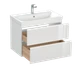 Комплект тумба с раковиной MODUO 80 белый