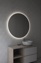 Зеркало ECLIPSE Fusion 100x100 с подсветкой круглое