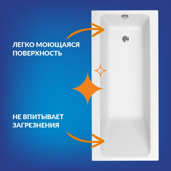 Ванна прямоугольная CREA 180*80