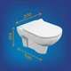 Подвесной унитаз CITY Clean On DPL EO slim