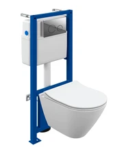 Комплект CITY SMART CO DPL EO slim + LINK PRO + TWINS пластик хром глянцевый