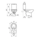 Унитаз-компакт NATURE Clean On 011 3/5 DPL EO slim