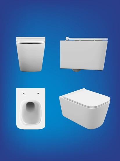 Подвесной унитаз CREA Vortex DPL EO slim
