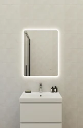 Зеркало ECLIPSE Fusion 60x80 с подсветкой прямоугольное