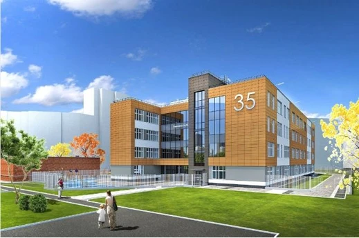 Школа на 550 мест в Пионерском микрорайоне Екатеринбурга
