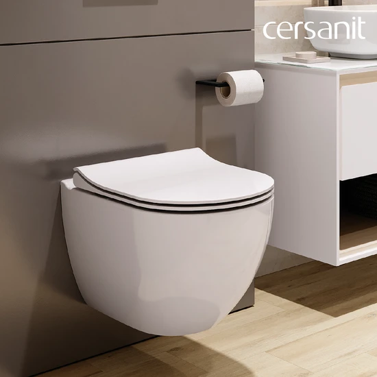 Подвесной унитаз BRASKO SMART Clean On DPL EO slim LP