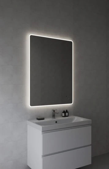 Зеркало ECLIPSE Fusion 75x100 с подсветкой прямоугольное