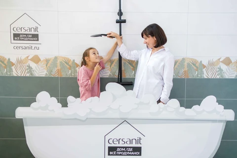 Детский праздник прошёл на двух заводах Cersanit